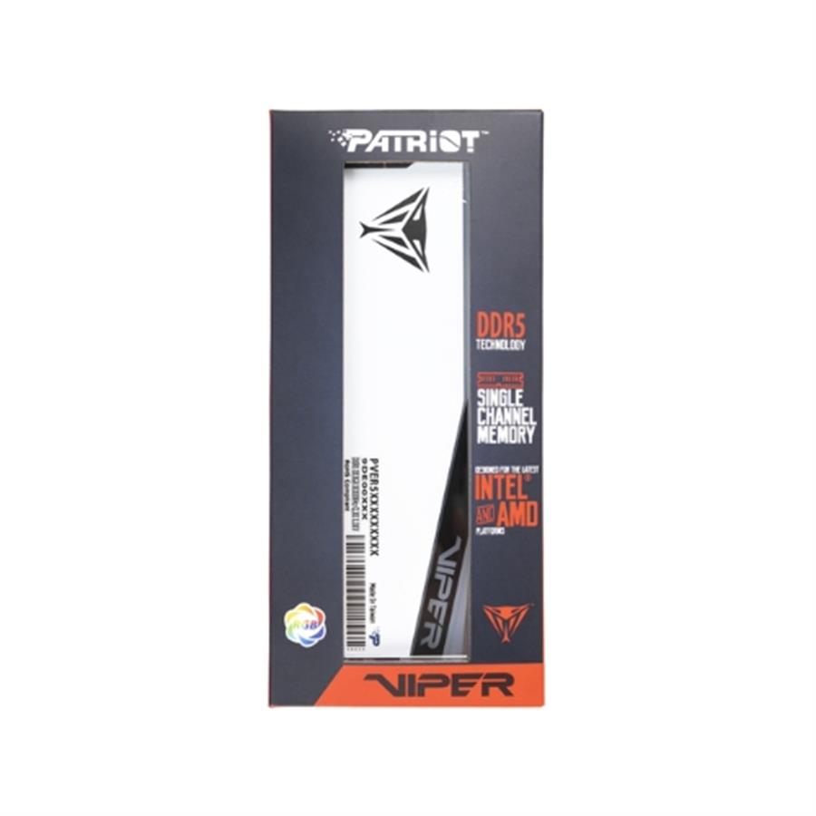 Memoria Patriot DDR5 Viper Elite 5 16GB CL36 5600MT/s White HS Single