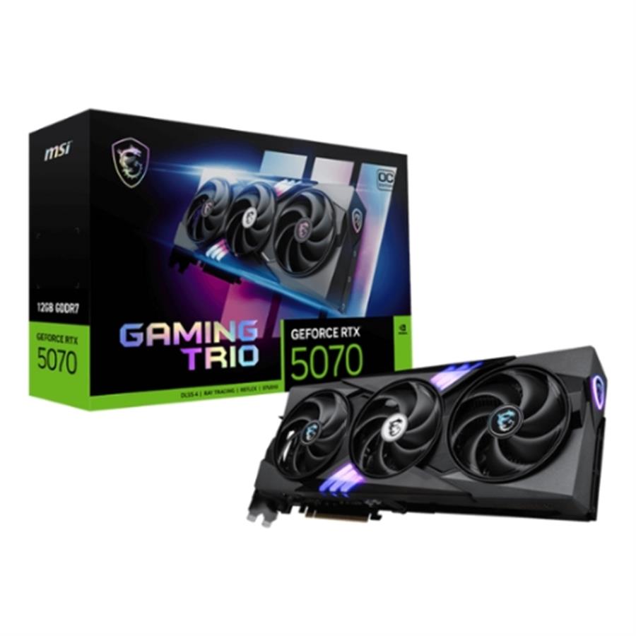 Placa de Video MSI GeForce RTX 5070 Gaming Trio 12GB OC